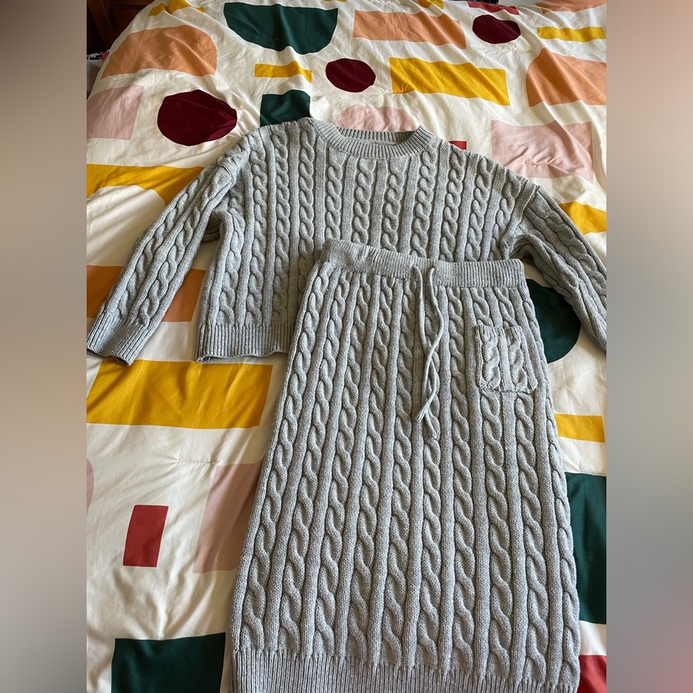 SHEIN sweater set